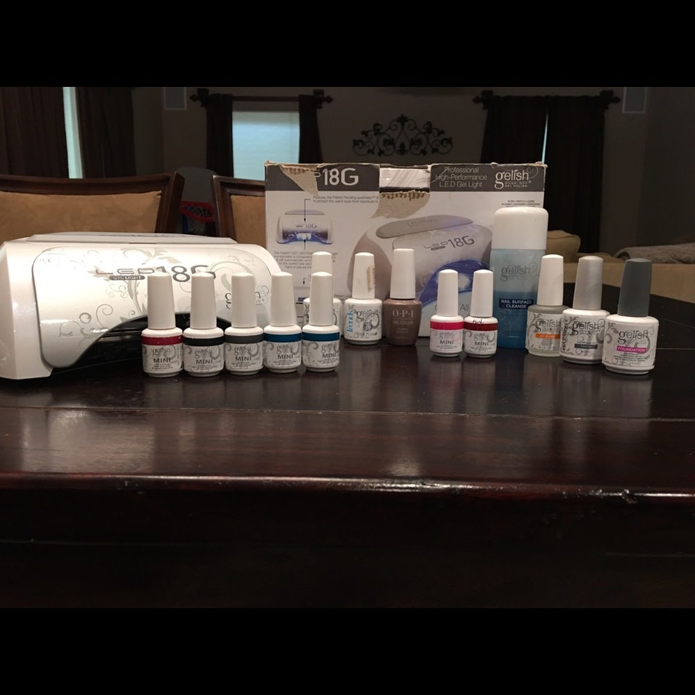Gelish 18 G LED Gel Light (Full-size) w/Polish